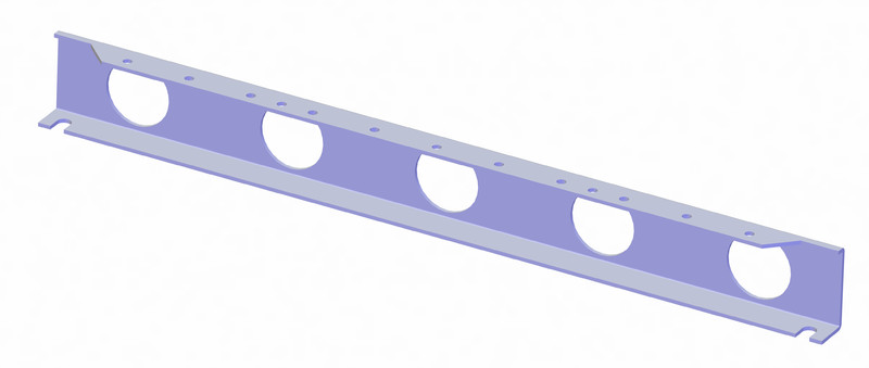 ensto Din-kiskokannatin ensto pre3.32 300mm sivulle h=325mm