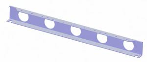 ensto Din-kiskokannatin ensto pre3.32 300mm sivulle h=325mm