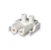 ensto Installation coupler 2-way receptacle without s-r