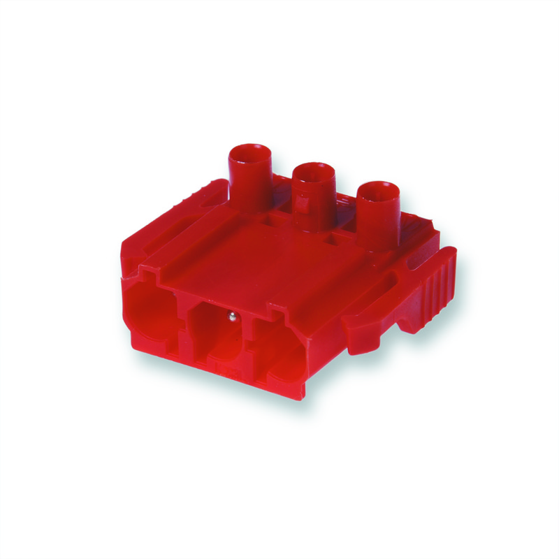 ENSTONET INST. COUPLER 3-POLE PLUG RED