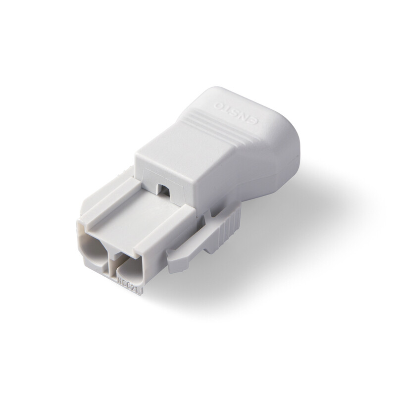 ENSTONET INST. COUPLER 2-POLE PLUG GREY