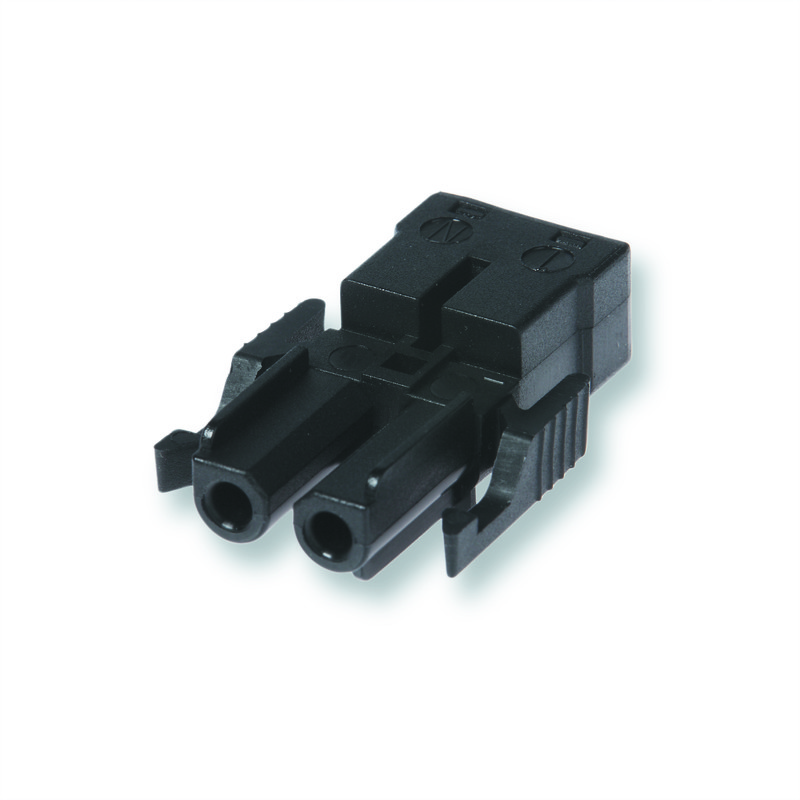 ENSTONET INST. COUPLER 2-POLE SCREWLESS SOCKET BLACK