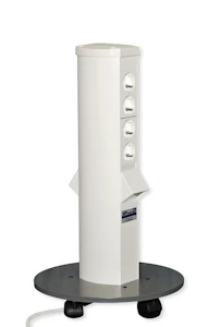 elis elektro Hjulpost mp-duo hvit mp-u615v