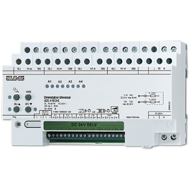 ensto Dimmer knx din-skena dimmer 50-500va