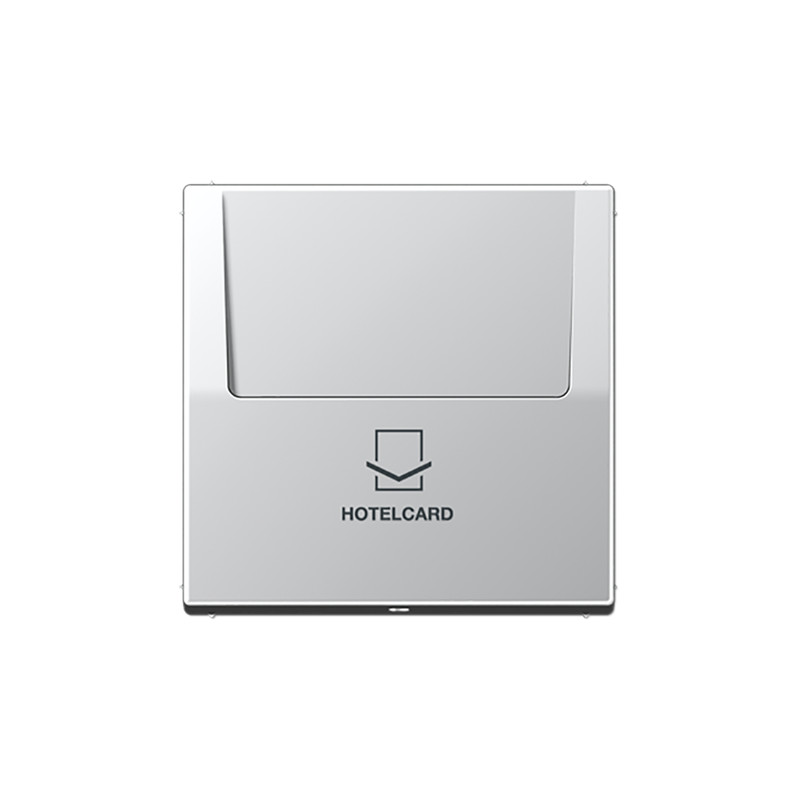 jung Centrumplatta hotellkortsbrytare, aluminum