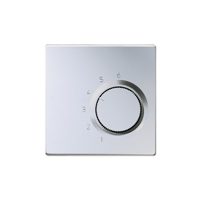 jung Rumstermostat 10/5a, växelkontakt,aluminium