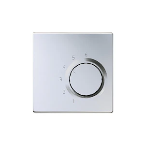 jung Rumstermostat 10/5a, växelkontakt,aluminium