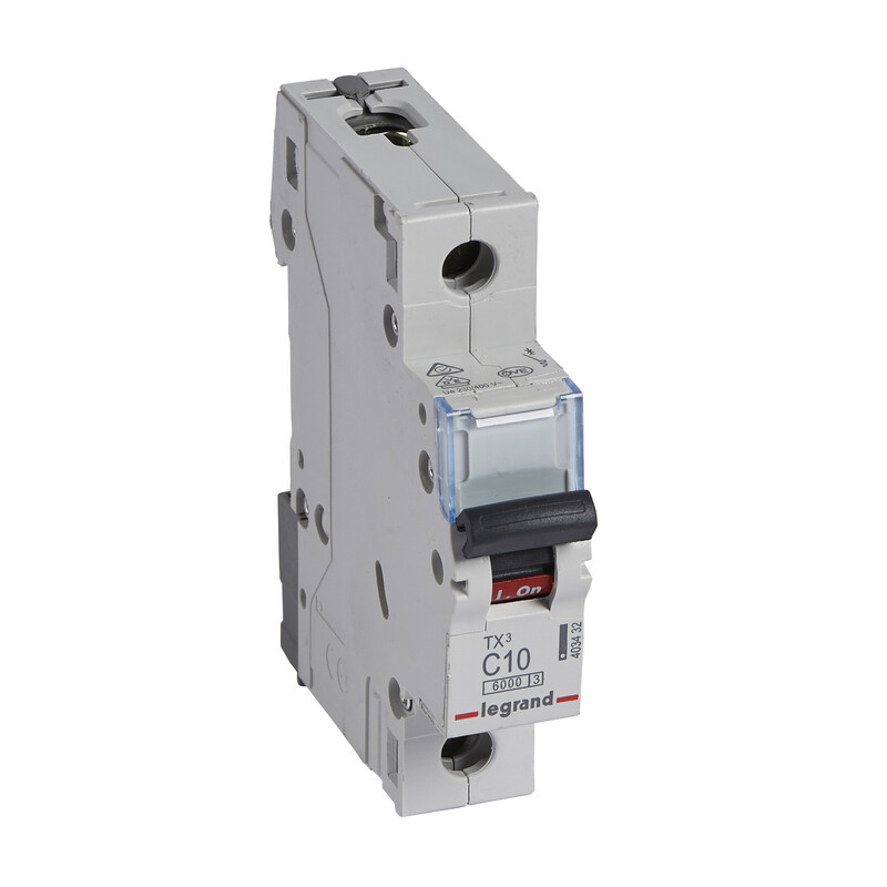CIRCUIT BREAKER MCB 1-POLE 6KA, C10