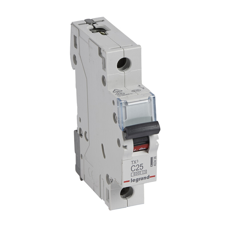 CIRCUIT BREAKER MCB 1-POLE 6KA, C25