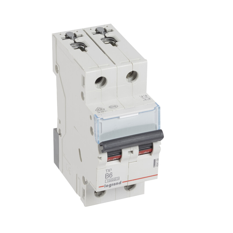 DVÄRGBRYTARE MCB, 2 pole B6, 10kA