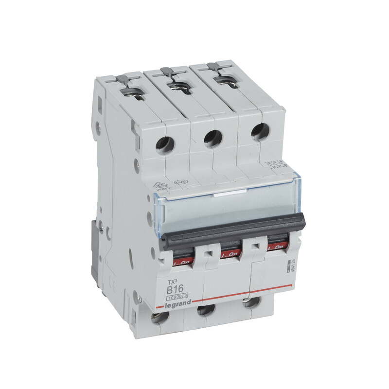 legrand Johdonsuojakatkaisija tx3 jsk, 3-nap. b16, 10ka