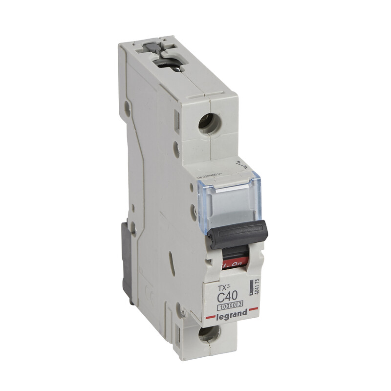 DVÄRGBRYTARE MCB, 1 pole C40, 10kA