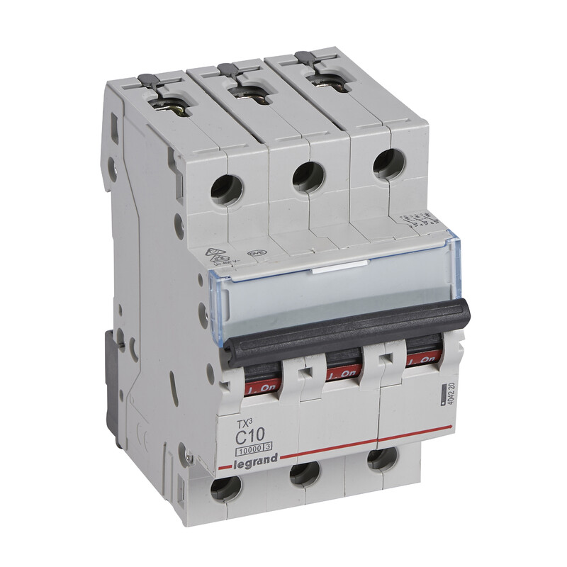 CIRCUIT BREAKER MCB 3-POLE 10KA, C10