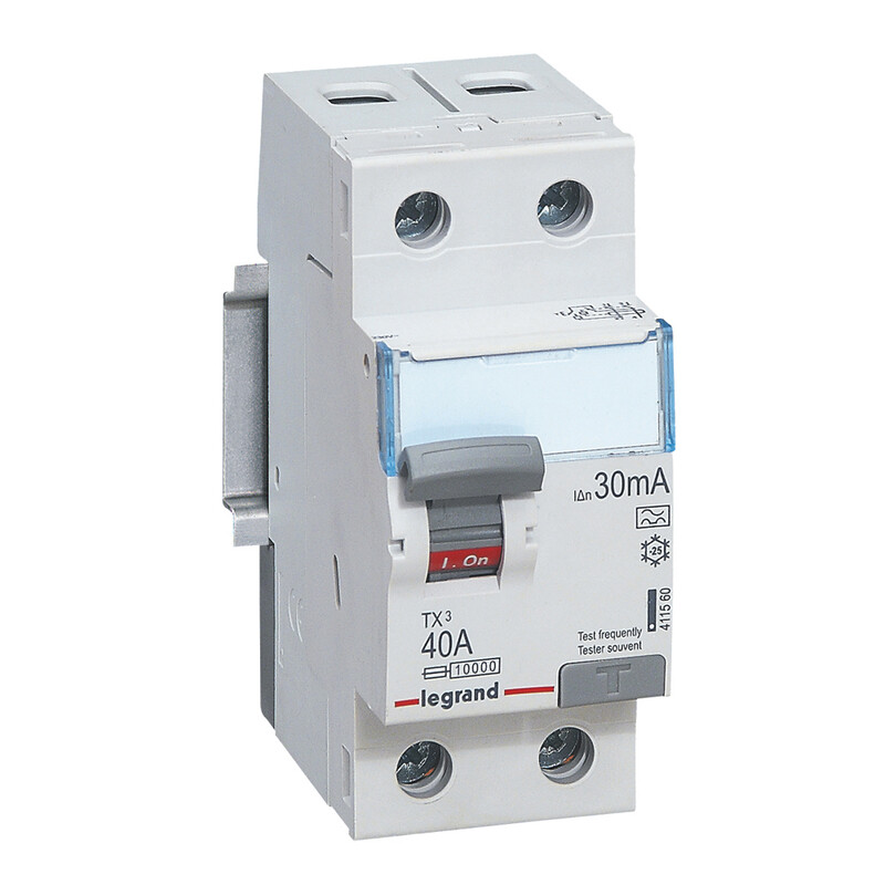RESIDUAL CURRENT DEVICE RCCB 2-POLE 40A, 30MA,A