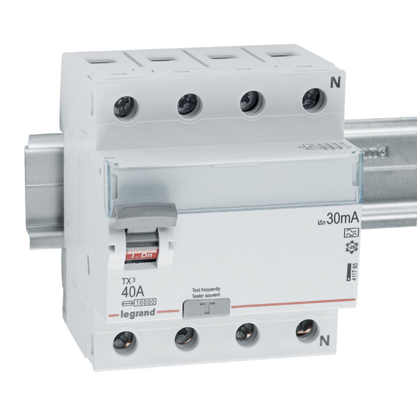 RESIDUAL CURRENT DEVICE RCCB 4-POLE, 40A, 30MA, A