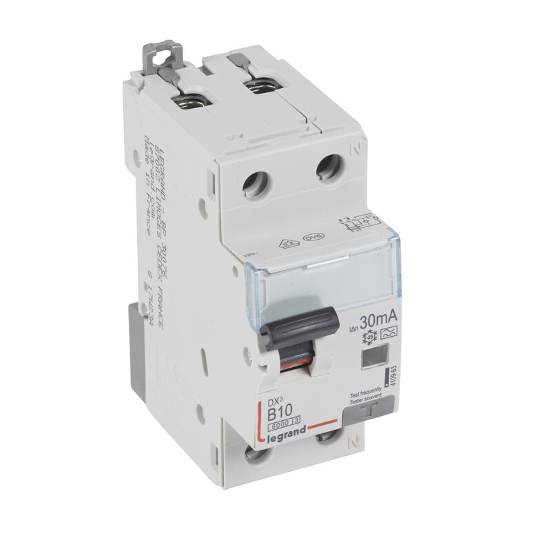 PERSONSKYDDSBRYTARE RCBO, 1P+N, B10, 6kA, 30mA, A
