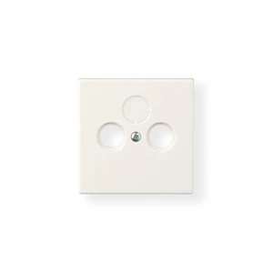ensto Centreplate center plate for tv/sat wh
