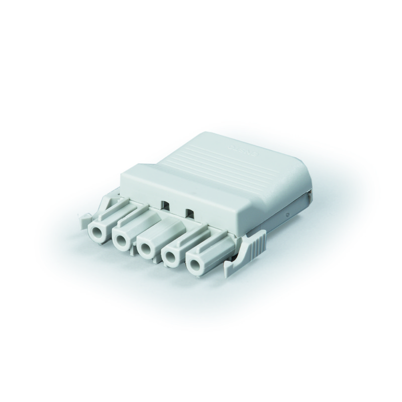 PLUG CONNECTOR ENSTONET 5-POLE SOCKET, GREY
