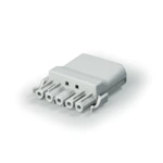PLUG CONNECTOR ENSTONET 5-POLE SOCKET, GREY