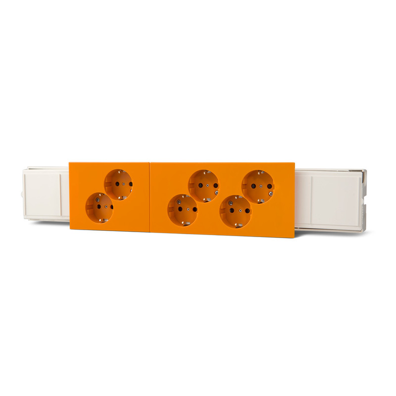 ensto Kanaluttag ensto educt uttagssats 6-vägs orange