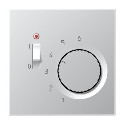 jung Room thermostat 10a, 24v, 1-way, aluminium