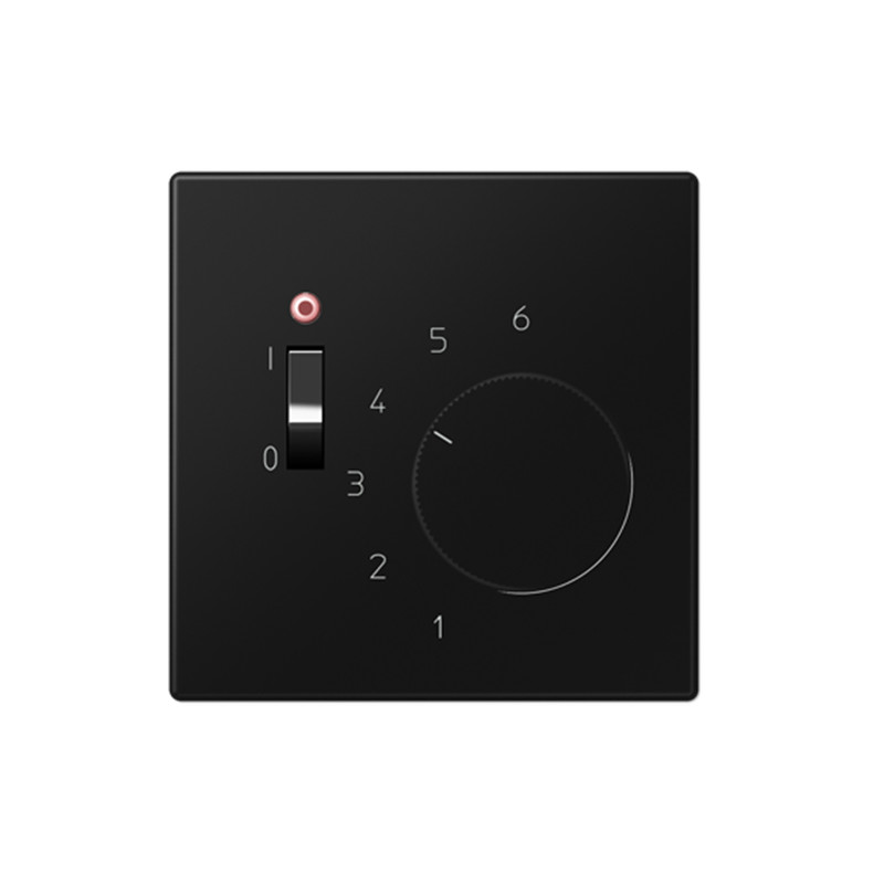 jung Room thermostat 10a, 230v, 1-way, matt black