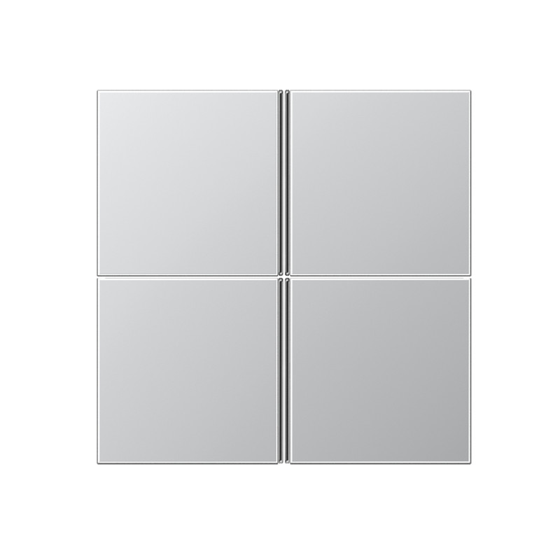 jung Tryckknapp knx f40, 4 vippor, aluminium