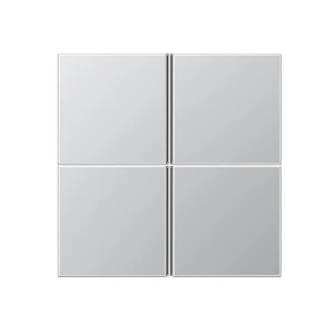 jung Tryckknapp knx f40, 4 vippor, aluminium
