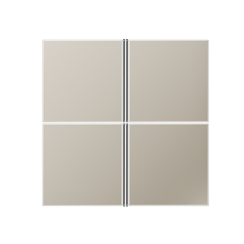 jung Tryckknapp knx f40, 4 vippor, rostfritt stål