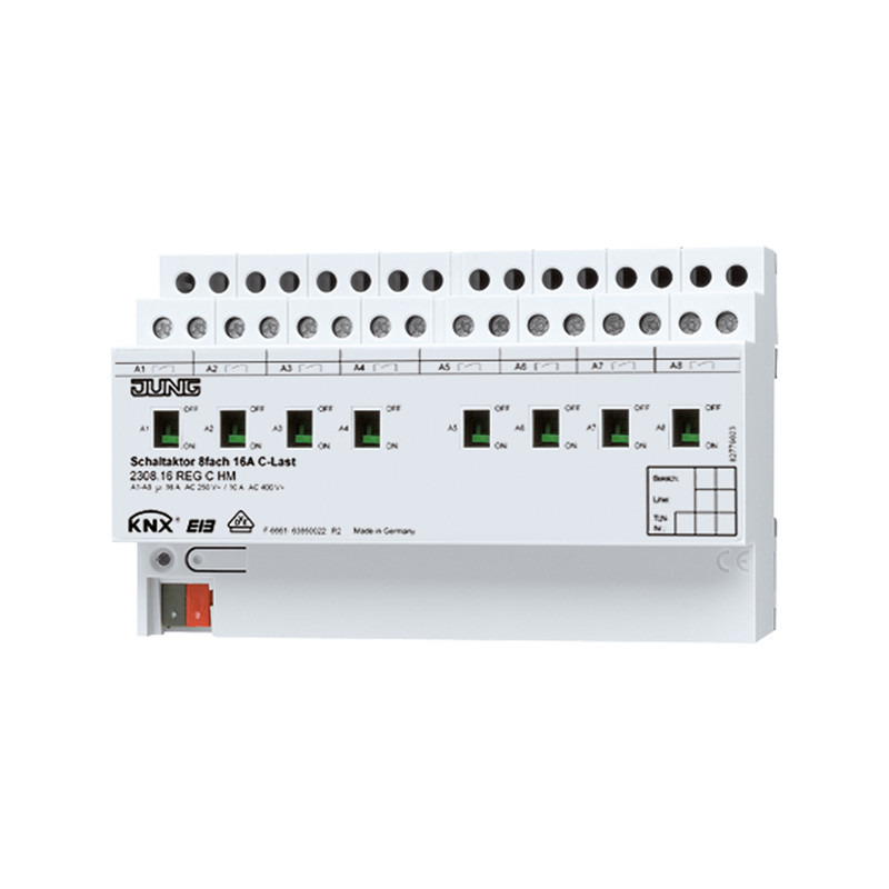 jung Lähtöyksikkö knx jung kytkinyksikkö c-kuormal, 8x16a