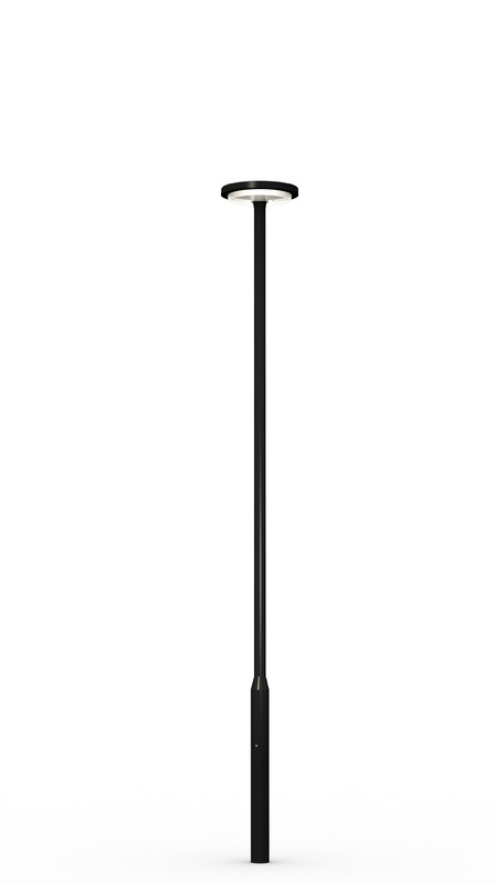 ensto Rörstolpe utan arm saga 6s ral 9005