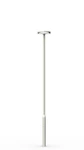 STEPPED POLE SAGA 5S RAL 9006