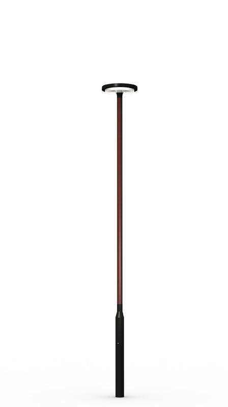 ensto Trästolpe saga 5w ral 9005/saffron