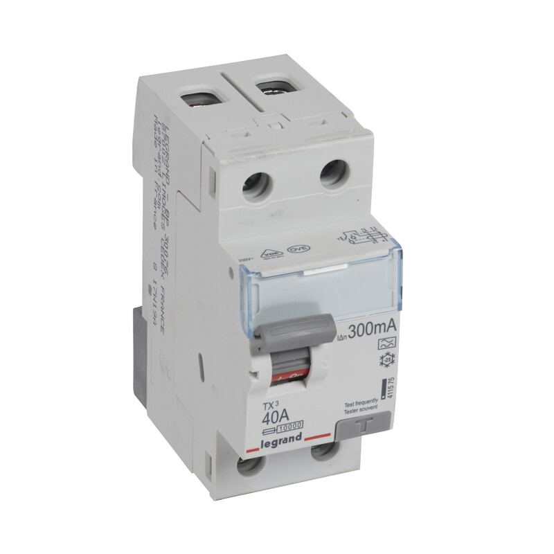 JORDFELSBRYTARE RCCB 2 pole 40A, 300mA, A