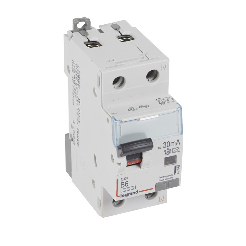 legrand Vikavirtajohdonsuojakatkaisij vvjs, 1l+n, b6, 6ka, 30ma, a