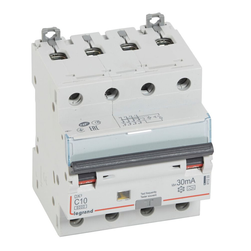 legrand Vikavirtajohdonsuojakatkaisij vvjs, 4-nap c10, 30ma