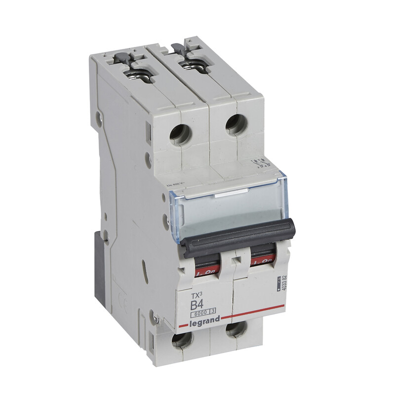 DVÄRGBRYTARE MCB, 2 pole B4, 6kA