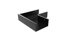 L-Avgrening 100mm bane Sort MP-427SV