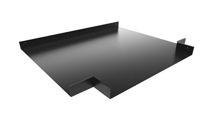 T-Avgrening 600mm bane Sort MP-488SV