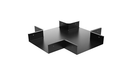 X-Avgrening 200mm bane Sort MP-449SV