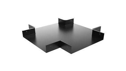 X-Avgrening 300mm bane Sort MP-459SV