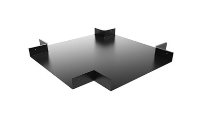 X-Avgrening 400mm bane Sort MP-469SV