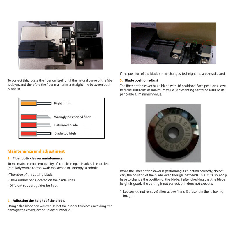televes Fiber tool datacom blade for fiber cleaver