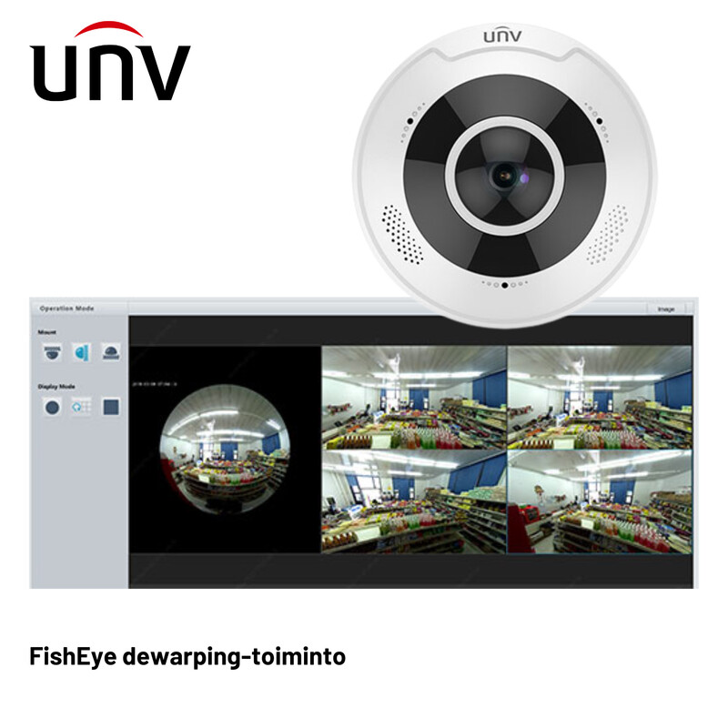 unv Kamera-ip 12mp fisheye dome