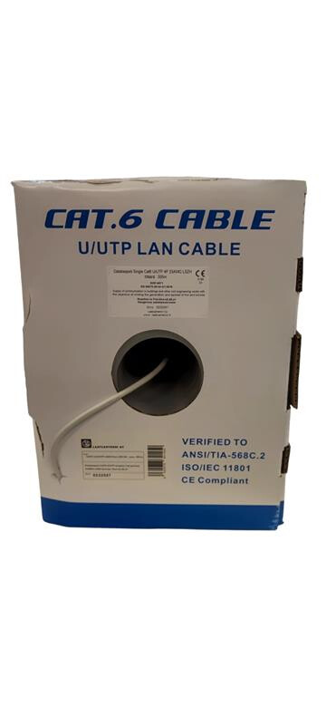 laatuantenni Data cable-hf cat6 cat6 u/utp 4p dca l305 grey
