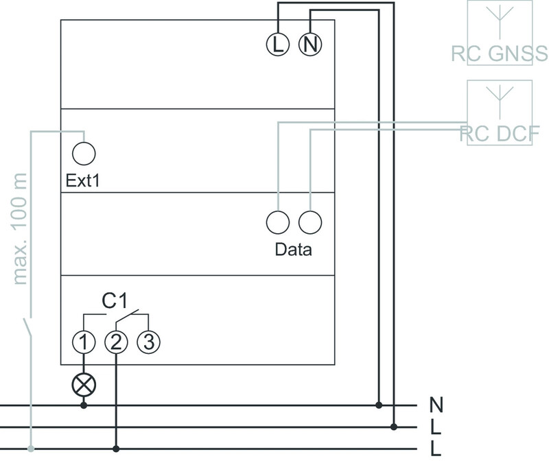 theben Digitalt kopplingsur tr 641 top3 ble