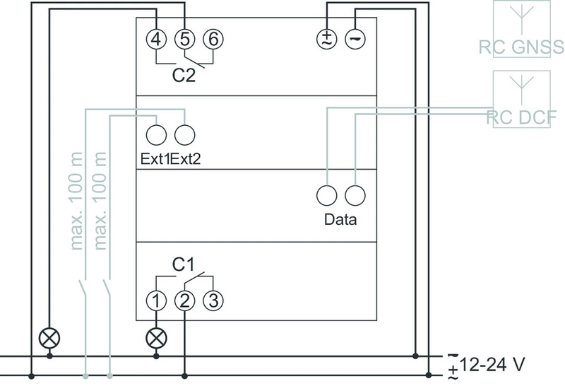 theben Digitalt kopplingsur tr 642 top3 ble 12/24v