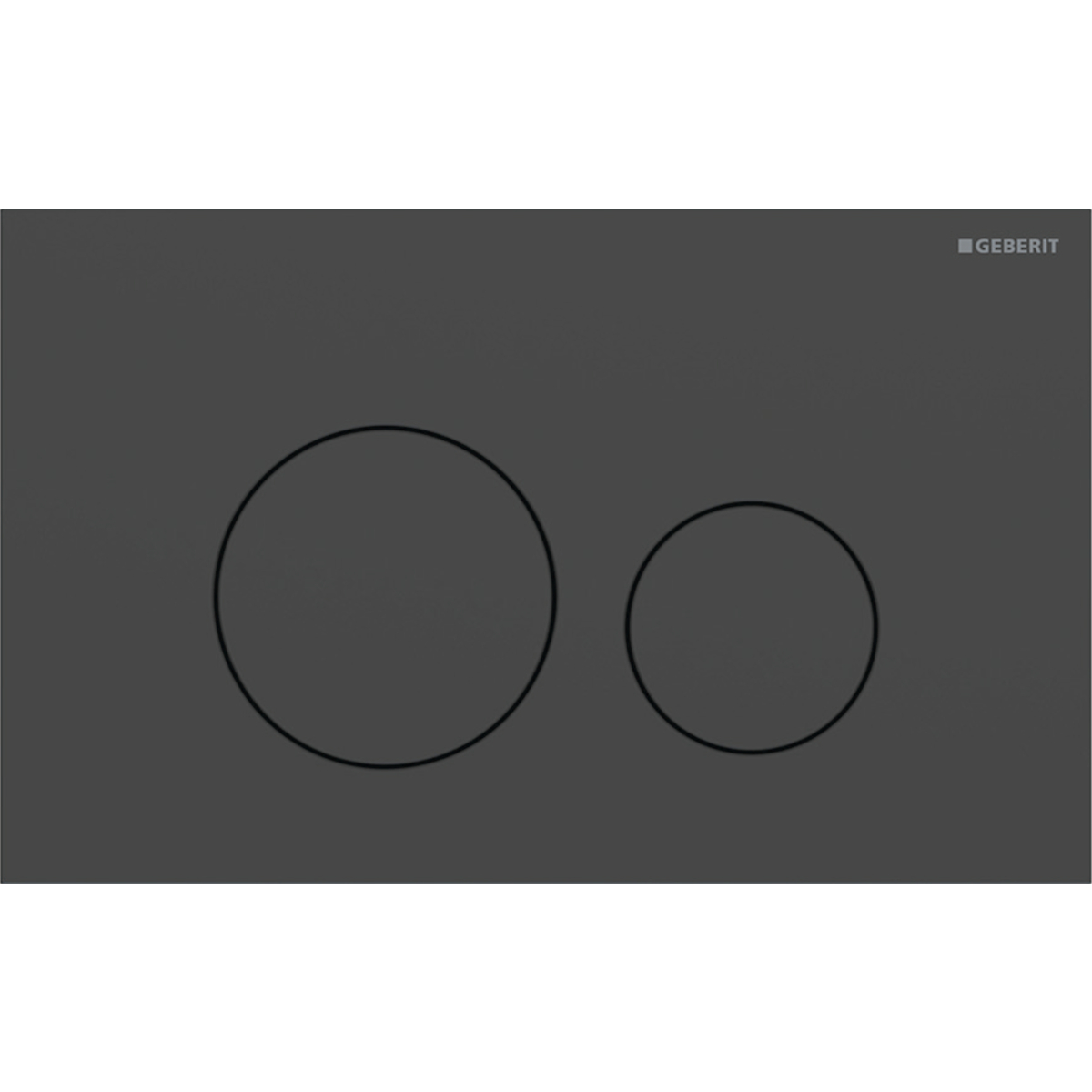 geberit Tryckplatta geberit sigma40 round svart matt