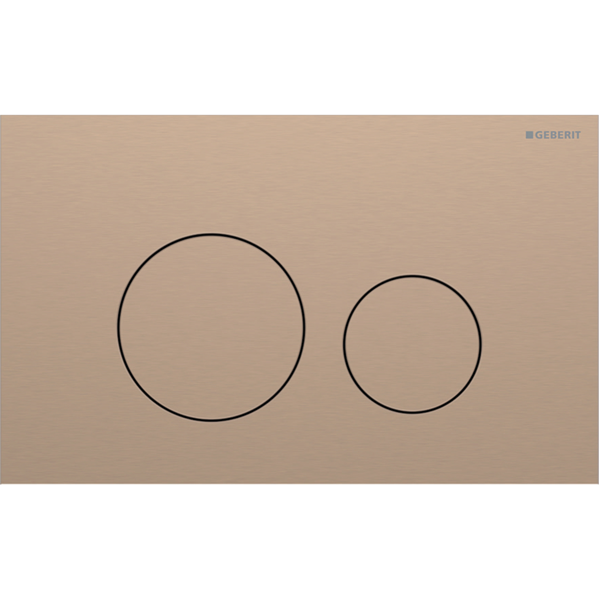 geberit Actuator plate geberit sigma40 round red gold