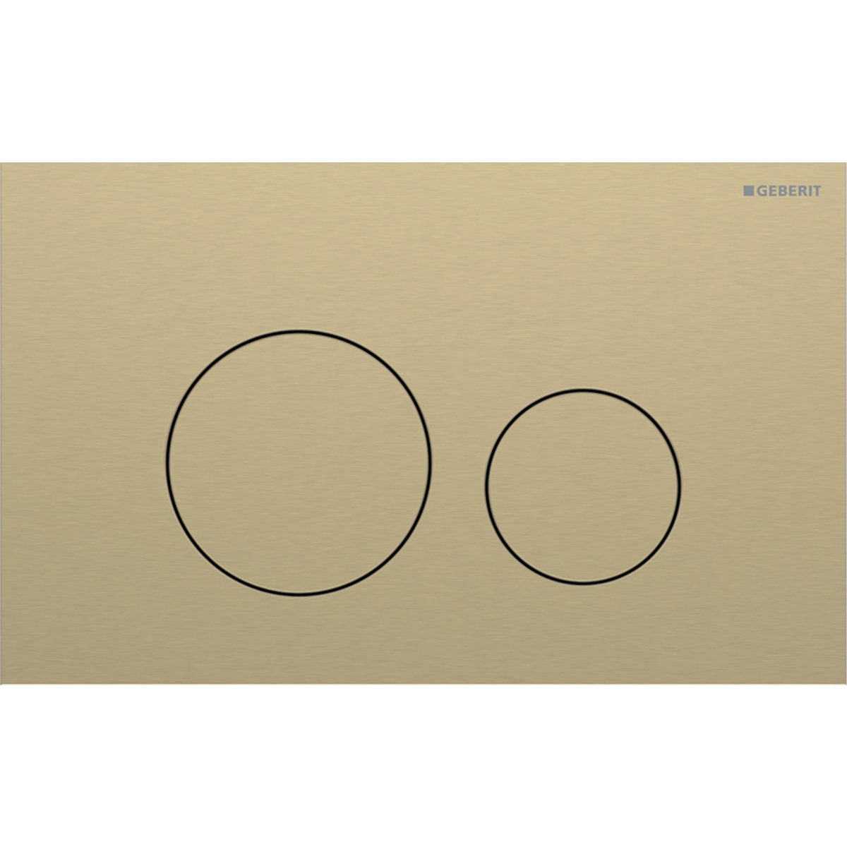 ACTUATOR PLATE GEBERIT SIGMA40 ROUND BRASS